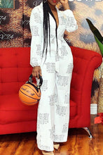 Load image into Gallery viewer, Printed Black &amp; White Jumper