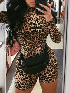 Leopard Short Set