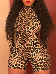 Leopard Short Set