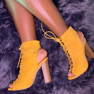 Jessica Bootie (Yellow-Orange) DevaWear