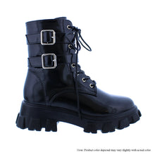 Load image into Gallery viewer, Black Combat Boot