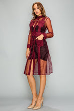 Load image into Gallery viewer, SEE THROUGH BUTTON DOWN LONG JACKET