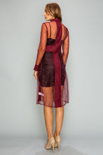 Load image into Gallery viewer, SEE THROUGH BUTTON DOWN LONG JACKET