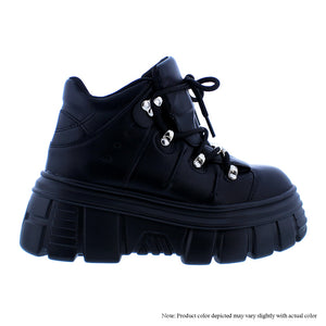 Black Chunky Shoe - Powerful